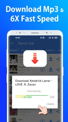 Mp3 Downloader Music Download android App screenshot 6